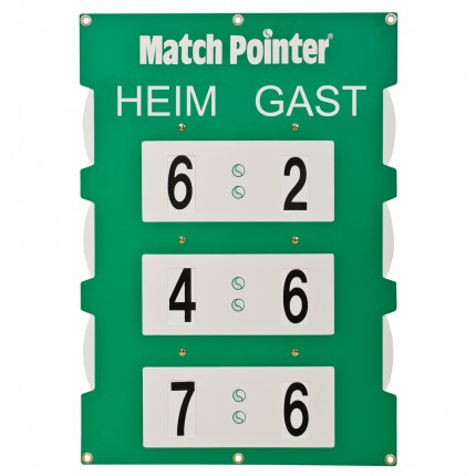 Match Pointer L 56 x 80 cm med 10 cm høje tal